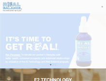 Tablet Screenshot of getrealbalance.com